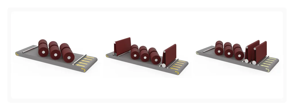 Brush-only and belt-and-brush station combinations for edge rounding