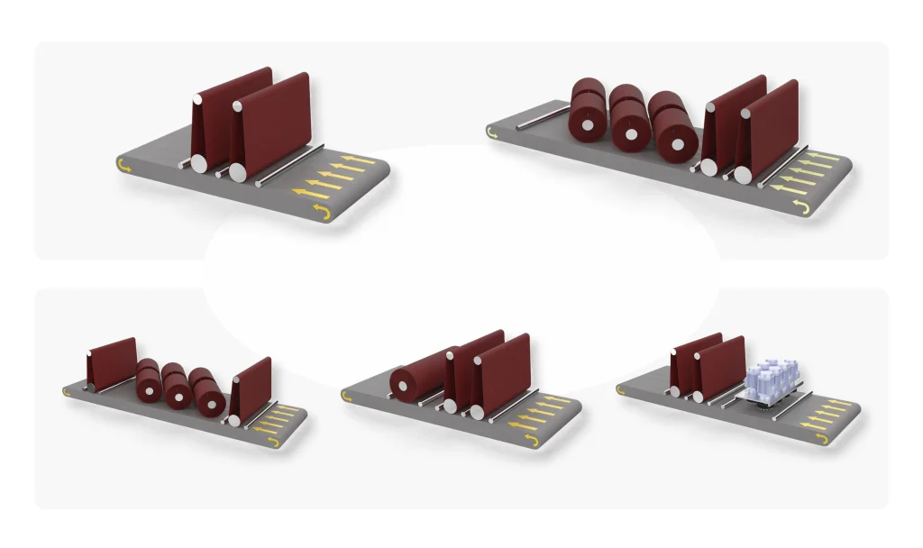 Comparison of belt-only and belt-and-brush station arrangements for sheet metal finishing