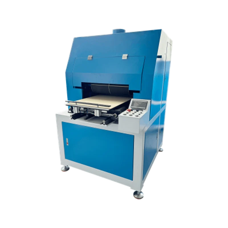 8K mirror polishing machine with a front worktable and side-mounted controls